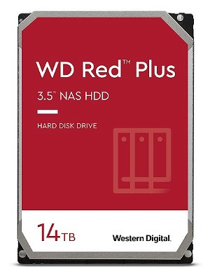 Western Digital Red Plus 14TB 5400rpm 512MB Cache 3.5 Inch SATA NAS Hard Drive