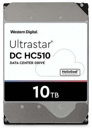Western Digital Ultrastar DC HC510 10TB 7200rpm 256MB Cache 3.5 Inch SATA NAS Hard Drive