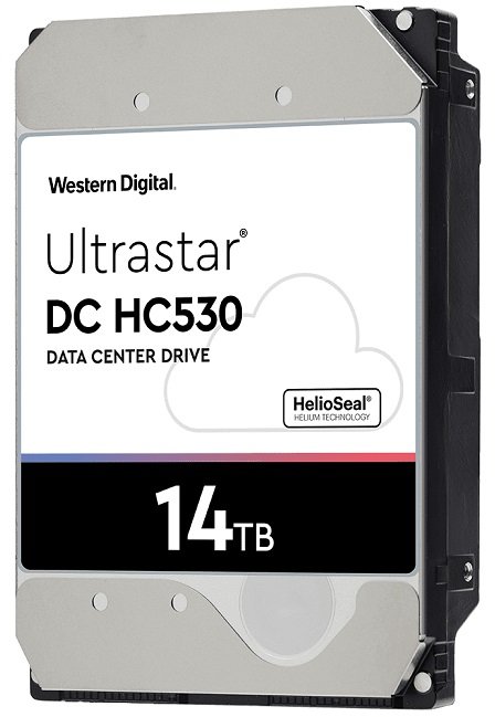 Western Digital Ultrastar DC HC530 14TB 7200rpm 512MB Cache 3.5 Inch SATA NAS Hard Drive
