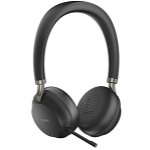 Yealink BH72 Lite Teams Bluetooth Overhead Wireless Stereo Headset with BT51 USB-A Dongle - Black