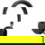 Yealink BH72 UC USB-C Bluetooth On-Ear Wireless Stereo Headset with USB-C Dongle - Black