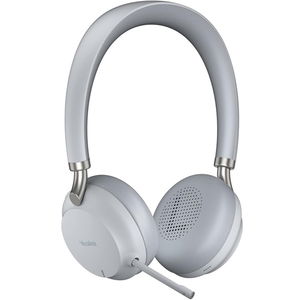 Yealink BH72 UC USB-C Bluetooth On-Ear Wireless Stereo Headset with USB-C Dongle - Light Gray
