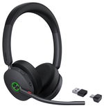 Yealink BH74 Bluetooth On-Ear Wireless Stereo Headset with Hybrid Active Noise Cancellation - Microsoft Teams Certified