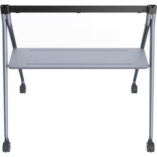 Yealink FloorStand with Tray for 75 Inch MeetingBoard Pro Display - Silver/Black