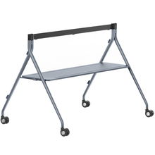 view Yealink FloorStand with Tray for 86 Inch MeetingBoard Pro Display - Black/Grey