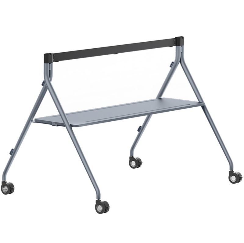 Yealink FloorStand with Tray for 86 Inch MeetingBoard Pro Display - Black/Grey