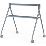 Yealink MeetingBoard65 Floor Stand with Tray for 65 Inch Monitors - Grey, Up to 14.7kg