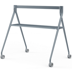 Yealink MeetingBoard65 Floor Stand with Tray for 65 Inch Monitors - Grey, Up to 14.7kg