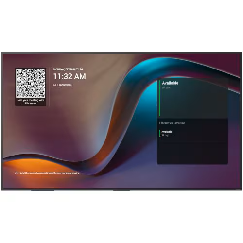 Yealink MeetingDisplay 75 Inch 3840x2160 4K 500nit 18/7 Commercial Display for MTR System