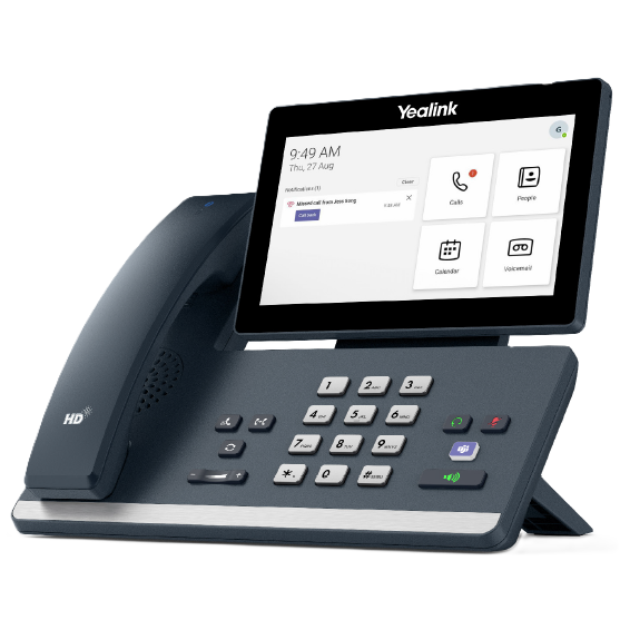 Yealink MP58-WH E2 Teams IP Phone with Wireless Handset - Classic Grey