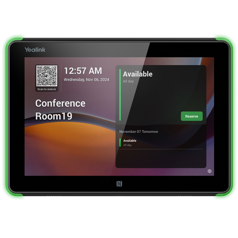 Yealink RoomPanel E2 8 Inch All In One Meeting Room Schedule Panel