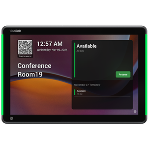 Yealink RoomPanel Plus E2 10.1 Inch Multifunctional Meeting Room Schedule Panel