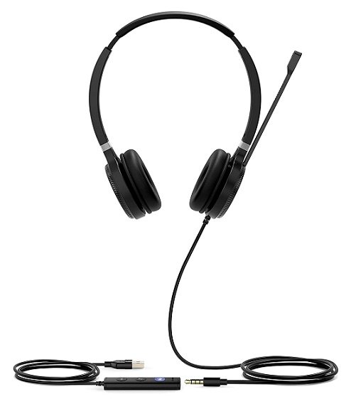 Yealink UH36 Over the Head Dual Wired Teams Headset with Noise Cancelling Microphone