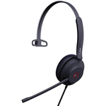 Yealink UH37 Teams USB-C/A Overhead Wired Mono Headset with Noise Cancelling - Black