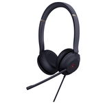 Yealink UH37 USB Overhead Wired Stereo Headset Certified for MS Teams - Black