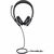 Yealink UH48 USB Overhead Wired Stereo Headset with Noise Cancelling Certified for MS Teams - Black
