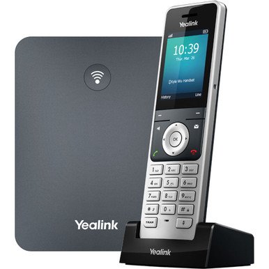 Yealink SIP-W56H Business HD Gigabit Wireless DECT VOIP Phone with W70 Base Station - Up to 20 Simultaneous Calls