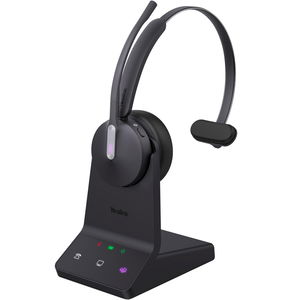 Yealink WH64 DECT Over the Head Wireless Mono Headset with DECT Base for MS Team - Black