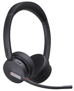 Yealink WH64 Hybrid Dual Teams DECT Bluetooth On-Ear Wireless Stereo Headset - Black
