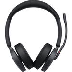 Yealink WH68 Teams DECT Bluetooth On-Ear Wireless Stereo Headset with Noise Cancellation - Black