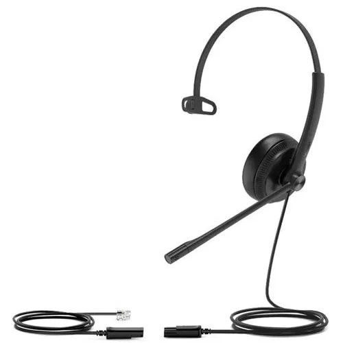 Yealink YHS34 Over the Head Mono Wired Headset with Noise Cancellation