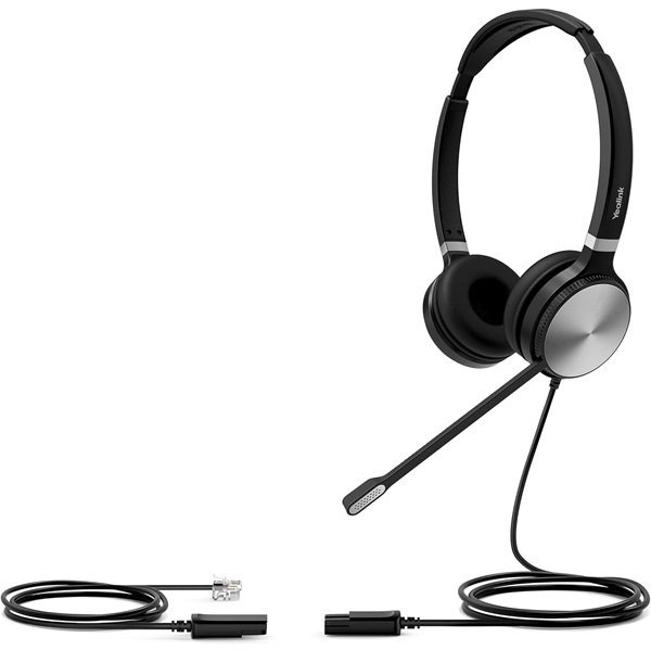 Yealink YHS36 Over the Head Dual Wired Headset with Noise Cancelling