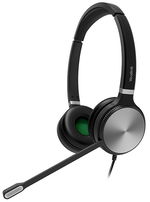 Yealink YHS36 Dual Quick Disconnect On-Ear Wired Stereo Headset with Noise Cancelling and QD to RJ Port