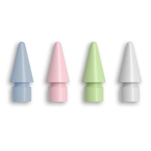 ZAGG Apple Pencil Pastel Replacement Tips - 4 Pack