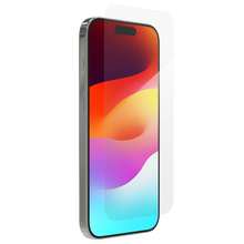 view ZAGG InvisibleShield Glass Elite Screen Protector for iPhone 15 Pro