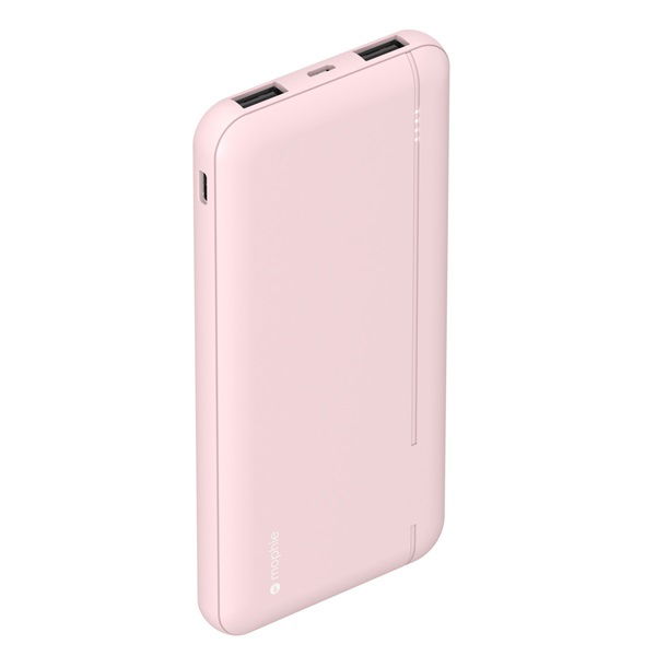 ZAGG Mophie Essentials PowerStation 10000mAh USB-A and USB-C Power Bank - Pink