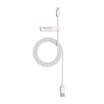 ZAGG Mophie Essentials 1m USB-A to Lightning Braided Cable - White