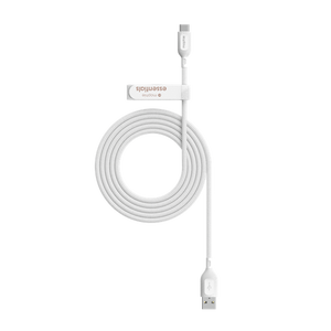 ZAGG Mophie Essentials 2m 15W USB-A to USB-C Braided Charging Cable - White