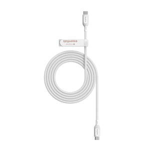 ZAGG Mophie Essentials 2m 60W USB-C to USB-C Braided Charging Cable - White