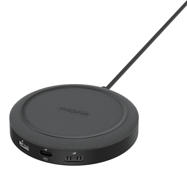 ZAGG Mophie Multi-Port Wireless Charging Hub - Black