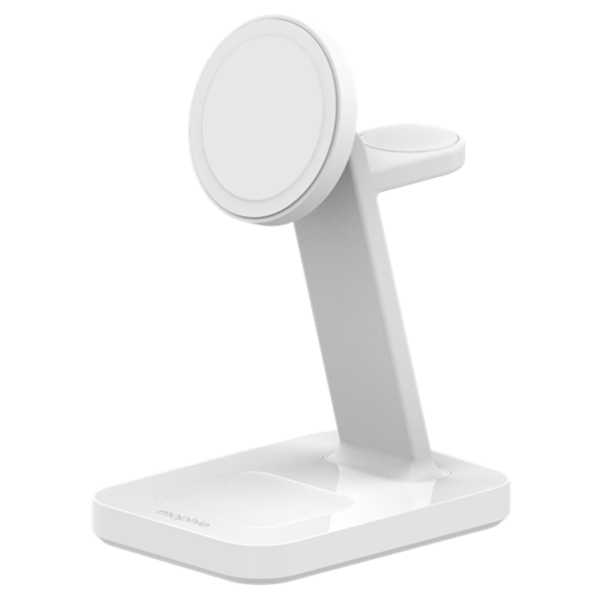 ZAGG Mophie Snap+ 3-in-1 Wireless Charge Stand with Qi2 - White