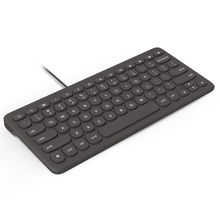 view ZAGG Pro Connect 12 Inch USB-C Wired Keyboard - Black