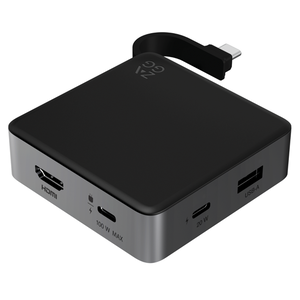 ZAGG Pro Connect 4-Port USB-C Hub - Black/Grey