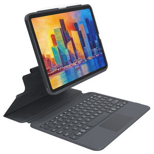 ZAGG Pro Keys Keyboard Case with Trackpad for 10.2 Inch iPad - Charcoal