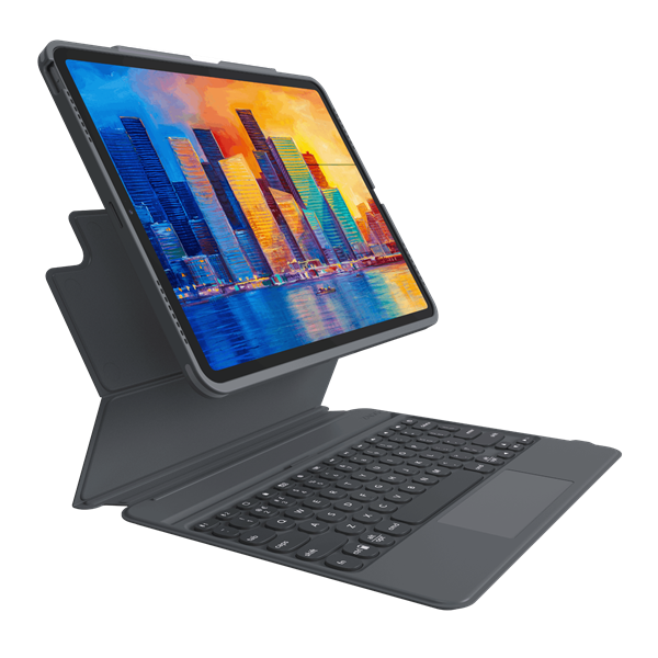 ZAGG Pro Keys Keyboard Case with Trackpad for 10.9/11 Inch iPad - Charcoal