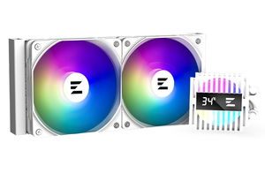 Zalman Alpha2 24 120mm Dual Fan ARGB Liquid Cooler - White