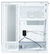 Zalman P40 Prism Tempered Glass ATX Mid-Tower Case with No PSU - White